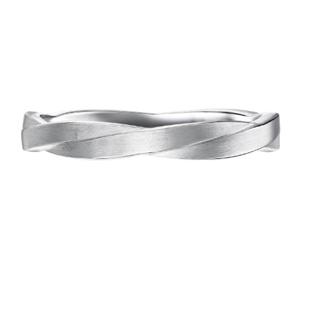18ct White Gold , 3mm wide , AVAILABLE NOW IN SIZES 63 (UK U) leading edge