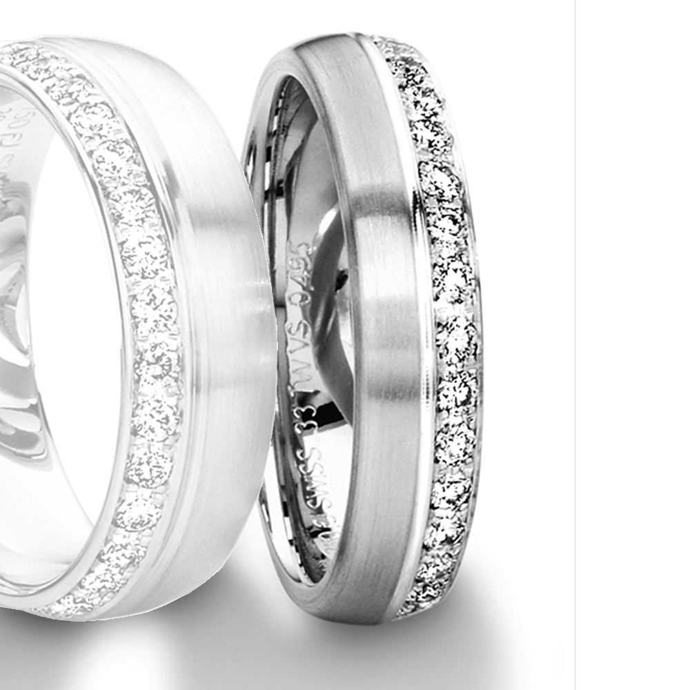 White Gold store Wedding Set