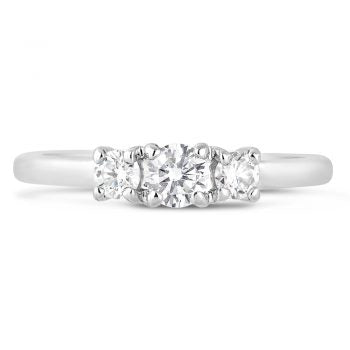 TRILOGY ENGAGEMENT RING | HOW TO GET MORE DIAMOND FOR YOUR BUDGET?