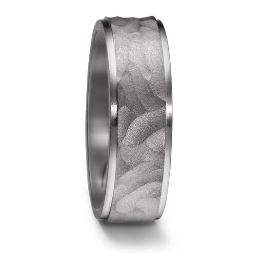 7mm Textured Tantalum Wedding Ring
